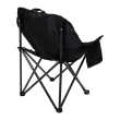 Крісло розкладне туристичне 47х58х70 см з кишенею Чорне SJ-0056-1 - фото №4
