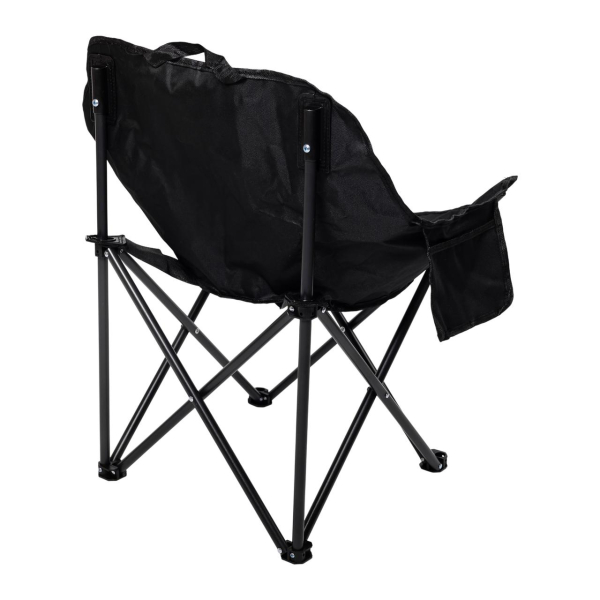 Крісло розкладне туристичне 47х58х70 см з кишенею Чорне SJ-0056-1 - фото №4