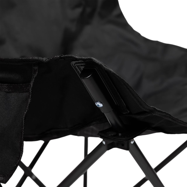 Крісло розкладне туристичне 47х58х70 см з кишенею Чорне SJ-0056-1 - фото №6