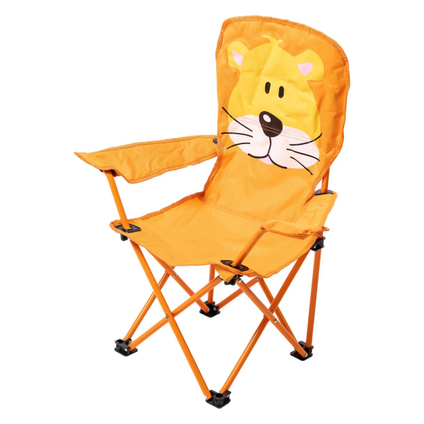 Крісло туристичне для дитини 34х58х65 см з підстаканником Помаранчевий SJ-0065O - фото №3