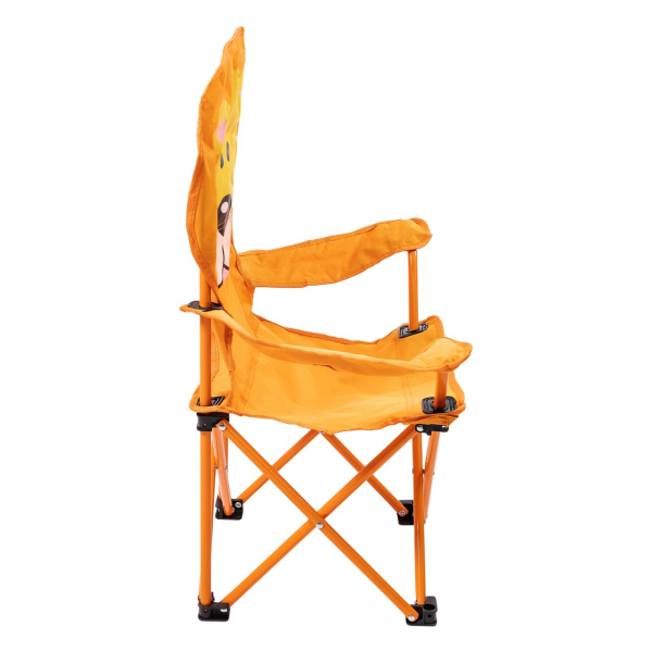 Крісло туристичне для дитини 34х58х65 см з підстаканником Помаранчевий SJ-0065O - фото №4