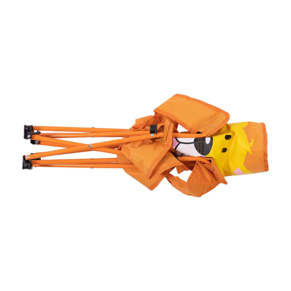 Крісло туристичне для дитини 34х58х65 см з підстаканником Помаранчевий SJ-0065O - фото №6