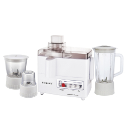 Кухонний комбайн із соковижималкою та кавомолкою 4 в 1 блендер 800 Вт Sokany SK-03029