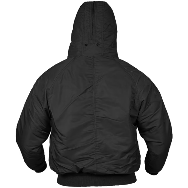 Куртка бомбер MIL-TEC US N2B Black, Black - фото №6