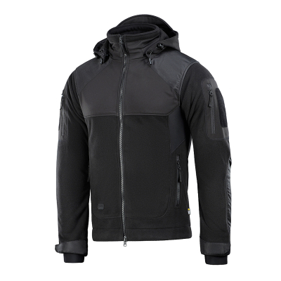 Куртка флісова M-Tac Norman Windblock Fleece Black, Black - фото