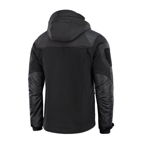 Куртка флісова M-Tac Norman Windblock Fleece Black, Black - фото №4