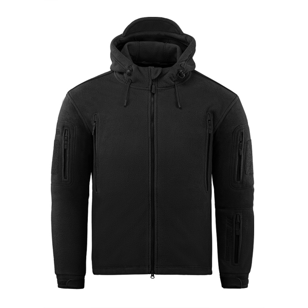 Куртка флісова M-Tac Windblock Division Gen.II Black, Black - фото №2