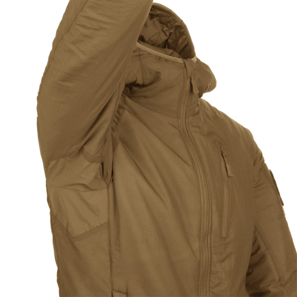 Куртка Helikon-Tex Wolfhound Hoodie Climashield Apex Coyote, Coyote - фото №6