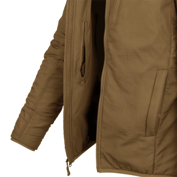 Куртка Helikon-Tex Wolfhound Hoodie Climashield Apex Coyote, Coyote - фото №5