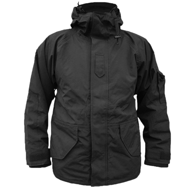 Куртка мембрана з флісовою підкладкою MIL-TEC Wet Weather Jacket Black 3XL - фото №3