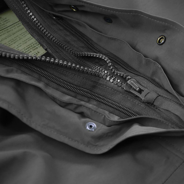 Куртка мембрана з флісовою підкладкою MIL-TEC Wet Weather Jacket Black 3XL - фото №7
