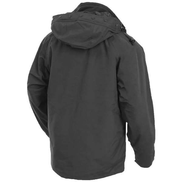 Куртка мембрана з флісовою підкладкою MIL-TEC Wet Weather Jacket Black 3XL - фото №6