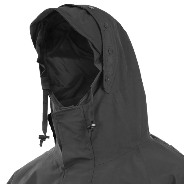 Куртка мембрана з флісовою підкладкою MIL-TEC Wet Weather Jacket Black 3XL - фото №8