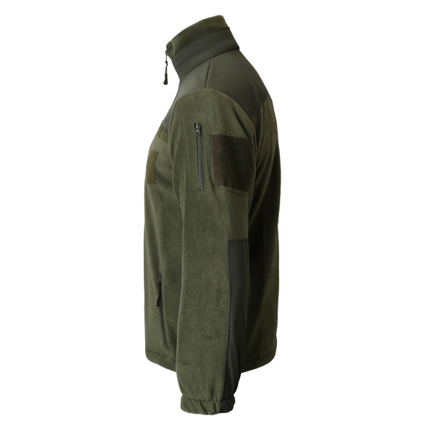 Куртка тактична Флісова зі вставками SoftShell Olive, Olive - фото №4