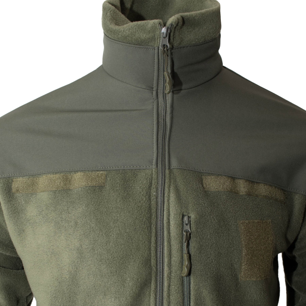 Куртка тактична Флісова зі вставками SoftShell Olive, Olive - фото №3