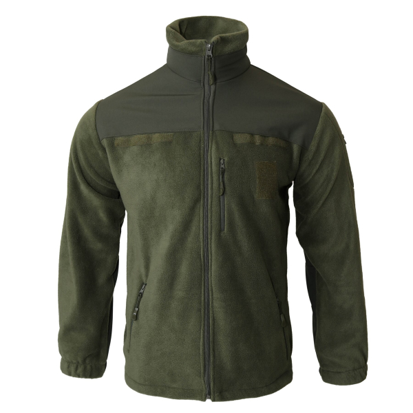 Куртка тактична Флісова зі вставками SoftShell Olive, Olive - фото