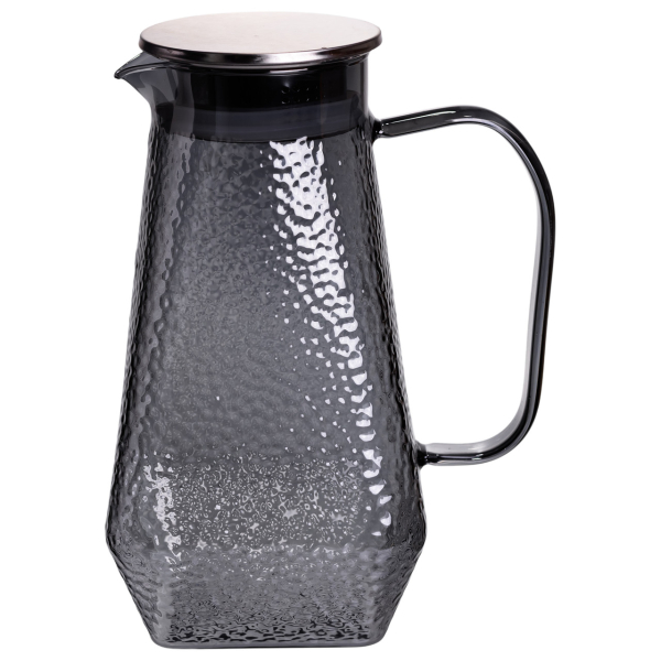 Глечик 1.8 л зі склянками 6 штук по 200 (мл) графин для компоту соку води лимонаду глечик для напоїв Сірий HP-19-38S - фото №4