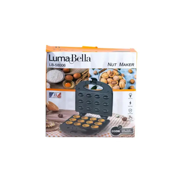 Електрогорішниця Luma Bella LB58006 з антипригарним покриттям 800W - фото №5