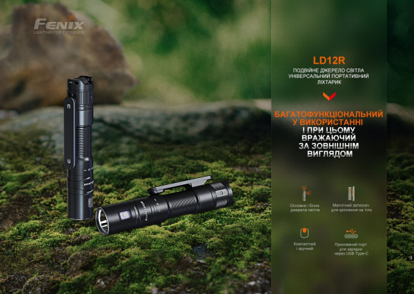 Ліхтар ручний Fenix LD12R - фото №5