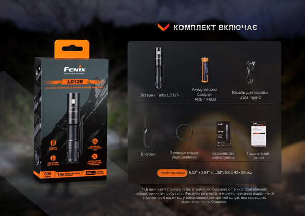 Ліхтар ручний Fenix LD12R - фото №39