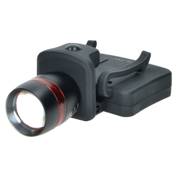 Ліхтарик на козирок кепки MIL-TEC LIGHT LED CREE M.ZOOM Black - фото