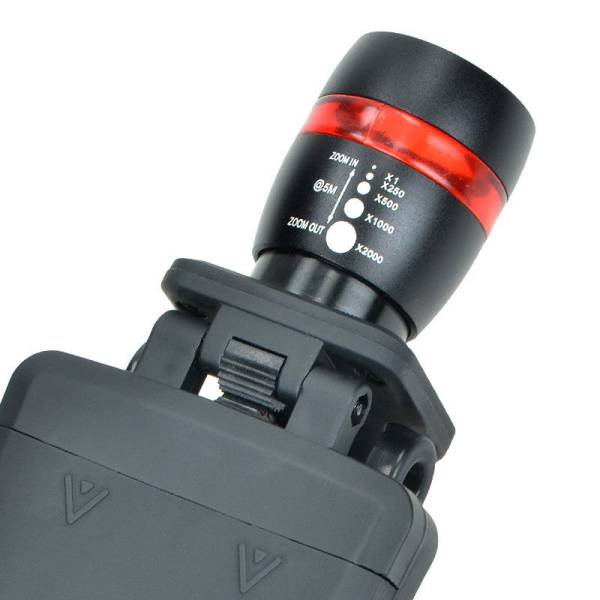 Ліхтарик на козирок кепки MIL-TEC LIGHT LED CREE M.ZOOM Black - фото №6
