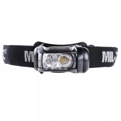 Ліхтар налобний MIL-TEC LED 4-Colour Headlight Black - фото
