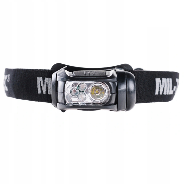 Ліхтар налобний MIL-TEC LED 4-Colour Headlight Black - фото