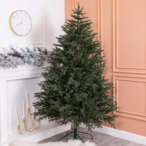 Лита штучна ялинка 1.8 м зелена, новорічна ялинка Буковинська ялинка штучна реалістична Преміум TD-BUKGR18 - фото №7