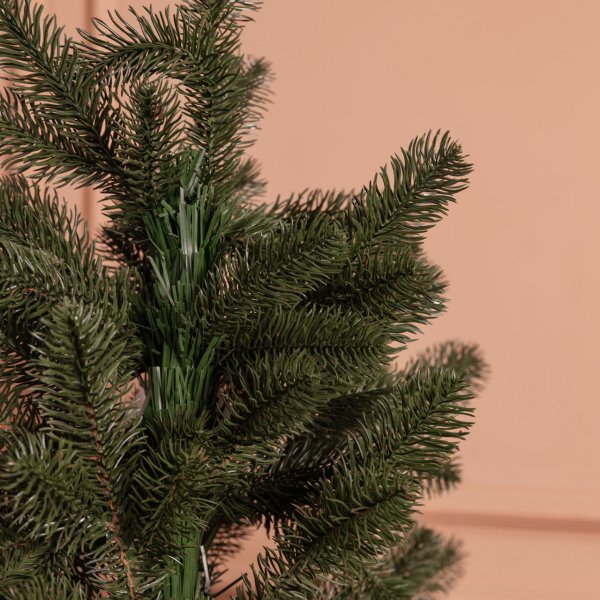 Лита штучна ялинка зелена 120 см на пластиковій підставці SOK-M-D-4 - фото №6