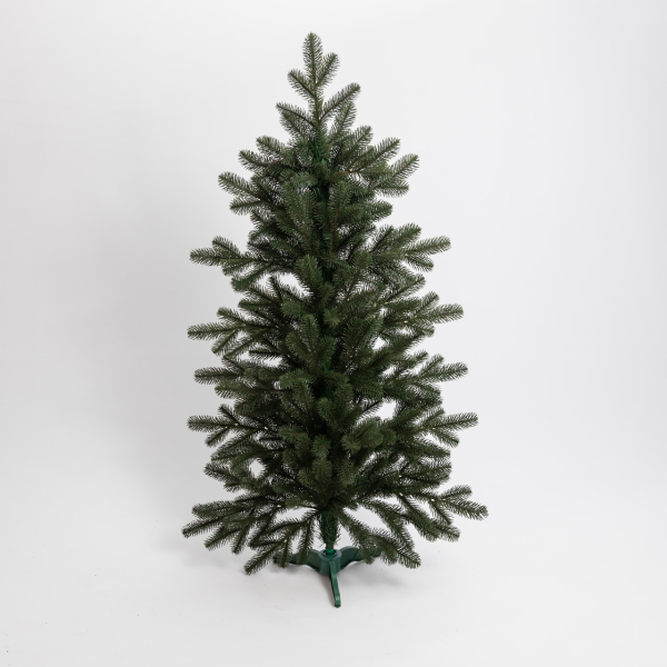 Лита штучна ялинка зелена 150 см на пластиковій підставці SOK-M-D-5 - фото №4