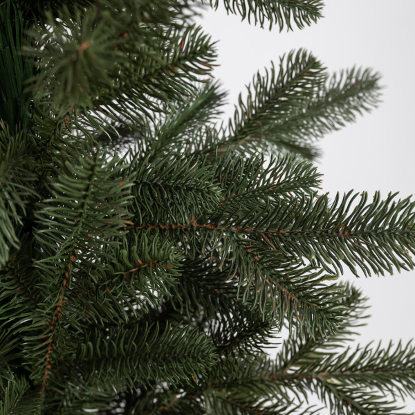 Лита штучна ялинка зелена 150 см на пластиковій підставці SOK-M-D-5 - фото №9