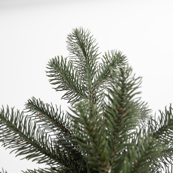 Лита штучна ялинка зелена 180 см на пластиковій підставці SOK-M-D-6 - фото №3