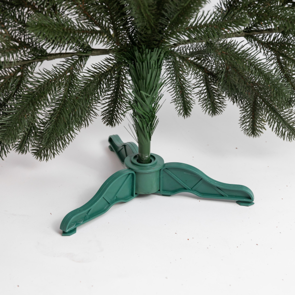 Лита штучна ялинка зелена 180 см на пластиковій підставці SOK-M-D-6 - фото №5