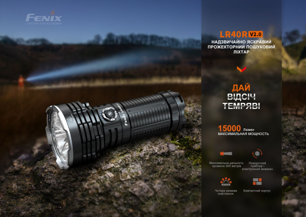 Ліхтар ручний Fenix LR40R V2.0 - фото №27