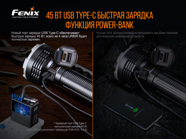 Ліхтар ручний Fenix LR80R - фото №32