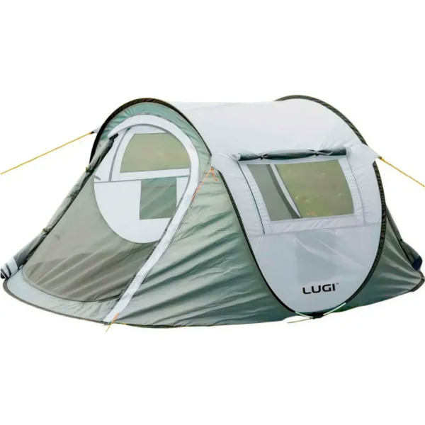 Намет туристичний 245×145×100 (см) кемпінговий для риболовлі 2 х місний Сірий LU-030BE - фото №11