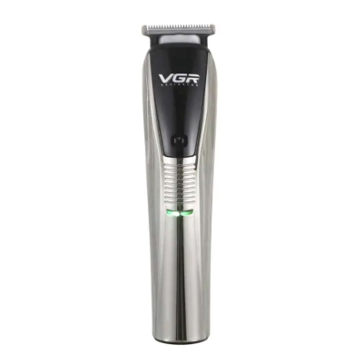 Машинка для стрижки VGR V-029 акумуляторна срібло - фото
