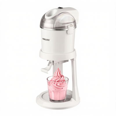 Морозивниця електрична Sokany 1 літр 15 Вт електроморозивниця дитяча домашня морожениця SK-03070 - фото