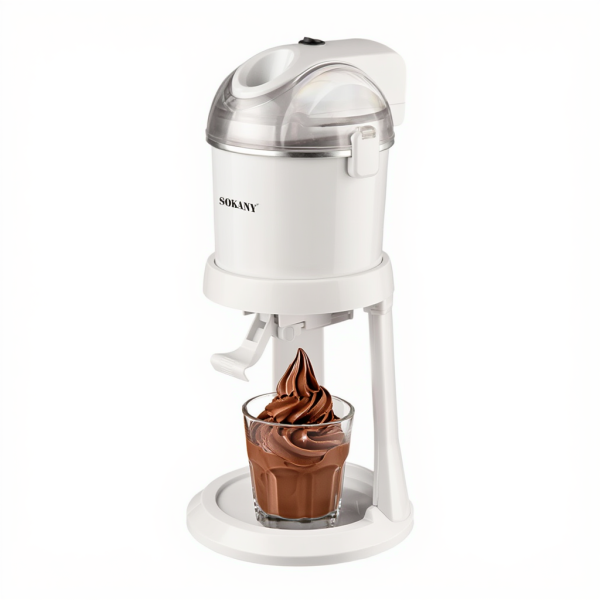 Морозивниця електрична Sokany 1 літр 15 Вт електроморозивниця дитяча домашня морожениця SK-03070 - фото №3
