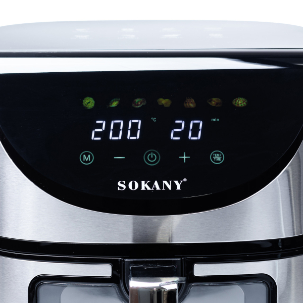 Аерогриль-фритюрниця Sokany на 7 літрів 1800 Вт SK-10031 - фото №7