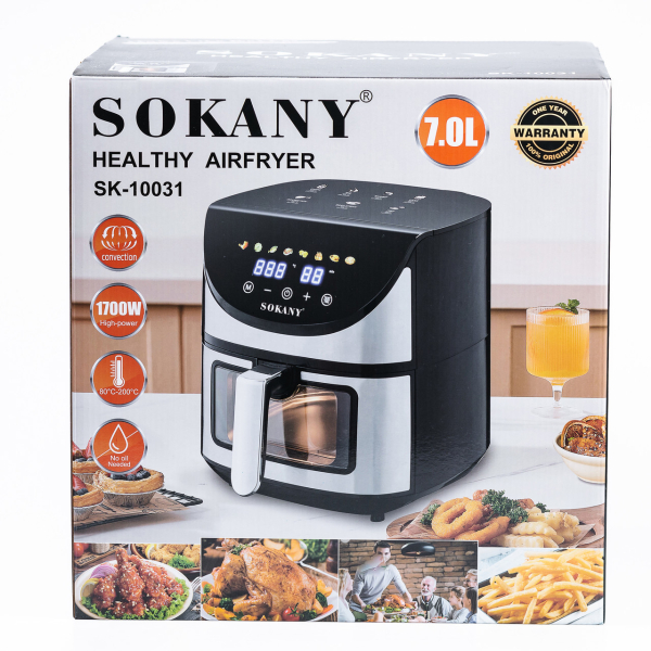 Аерогриль-фритюрниця Sokany на 7 літрів 1800 Вт SK-10031 - фото №8