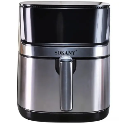 Мультипіч Sokany SK-10045 аерогриль 8л сенсорний екран, фритюрниця без олії аерофрітюрниця готування SK-10045 - фото