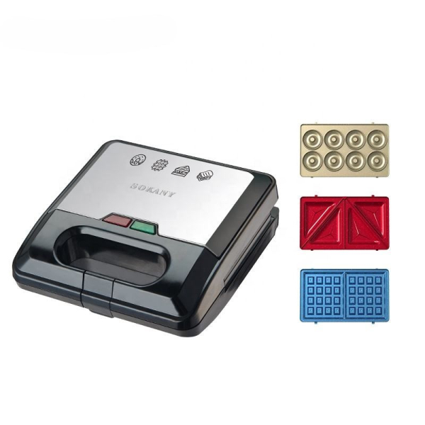 Мультипекар 3 в 1 Sokany антипригарне покриття 750Вт SK-08153 - фото