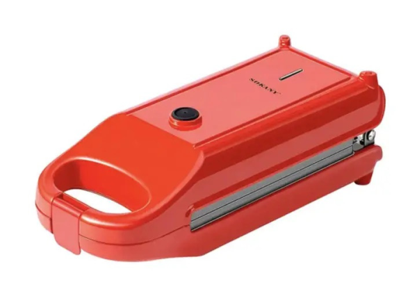 Мультипекар 6 в 1 Sokany SK-BBQ-836 700 Вт антипригарне покриття Червоний - фото №2