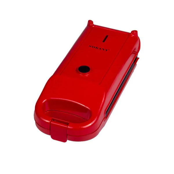 Мультипекар 6 в 1 Sokany SK-BBQ-836 700 Вт антипригарне покриття Червоний - фото №3