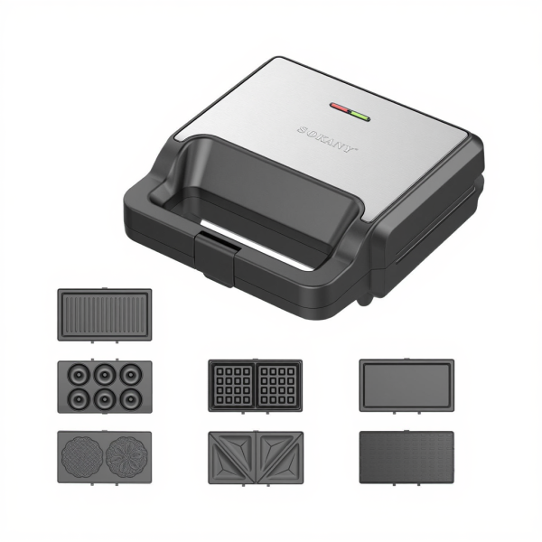 Мультипекар 7 в 1 Sokany антипригарне покриття 800 Вт SK-08137 - фото №3