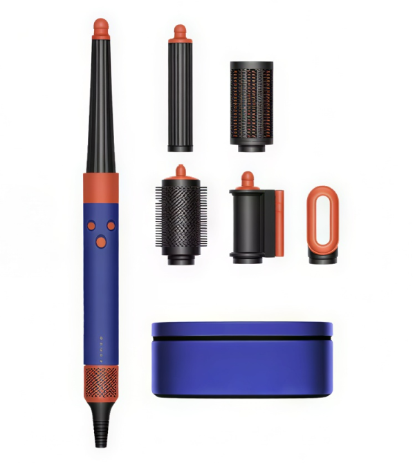 Мультистайлер для волосся Airwrap 6 насадок синій 1300 Вт стайлер плойка для волосся локонів і укладки Синій HP-4BL - фото