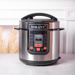 Мультиварка електрична Sokany з чашею на 7 л і антипригарним покриттям SK-07053
