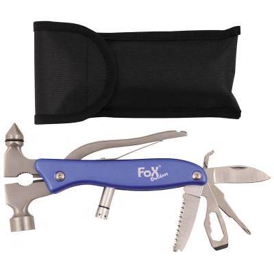 Мультиінструмент 9 в 1 у чохлі Pocket Tool "Worker" Metal Blue - фото